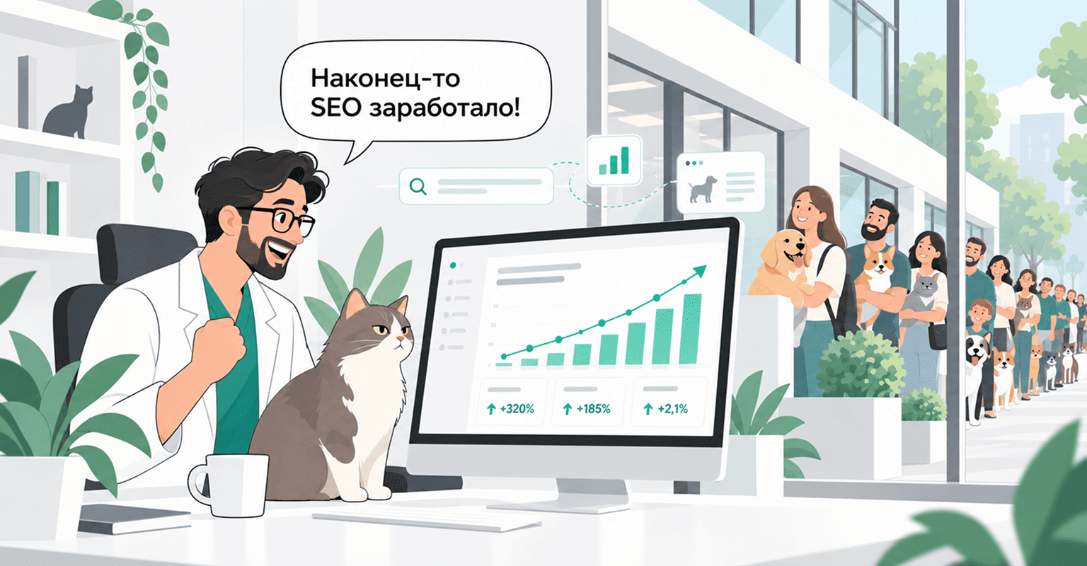 Продвижение ветеринарной клиники
